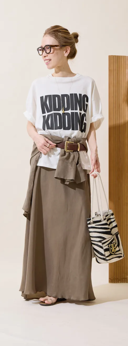 今年こそ垢抜け！大人のTシャツ着こなし9選