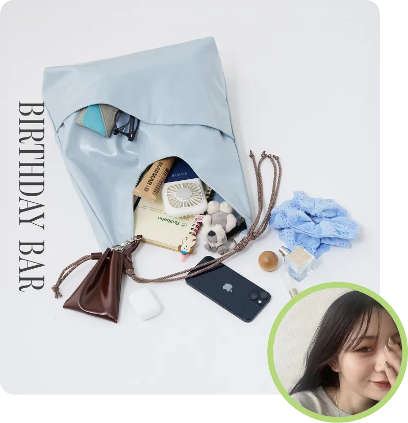 フェイクレザーパラトライアングルバッグ