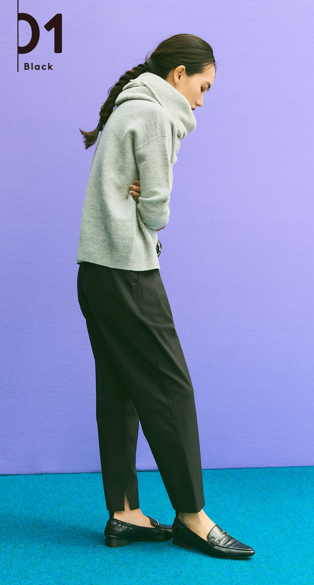 STYLIST SAORI OYAMADA collaboration PANTS -01 Black-