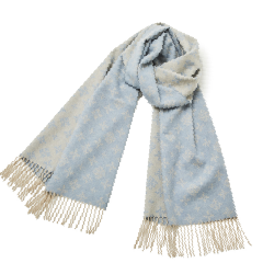 〈尾州産〉モノグラムストール