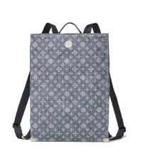 たためるリュックサック⟨デニムプリント⟩