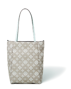 バイカラーペンシルトートバッグ⟨コットンジャガード⟩