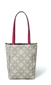 バイカラーペンシルミニトートバッグ⟨コットンジャガード⟩