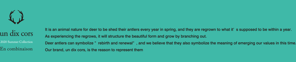 un dix cors 2020 Summer Collection En combinaison