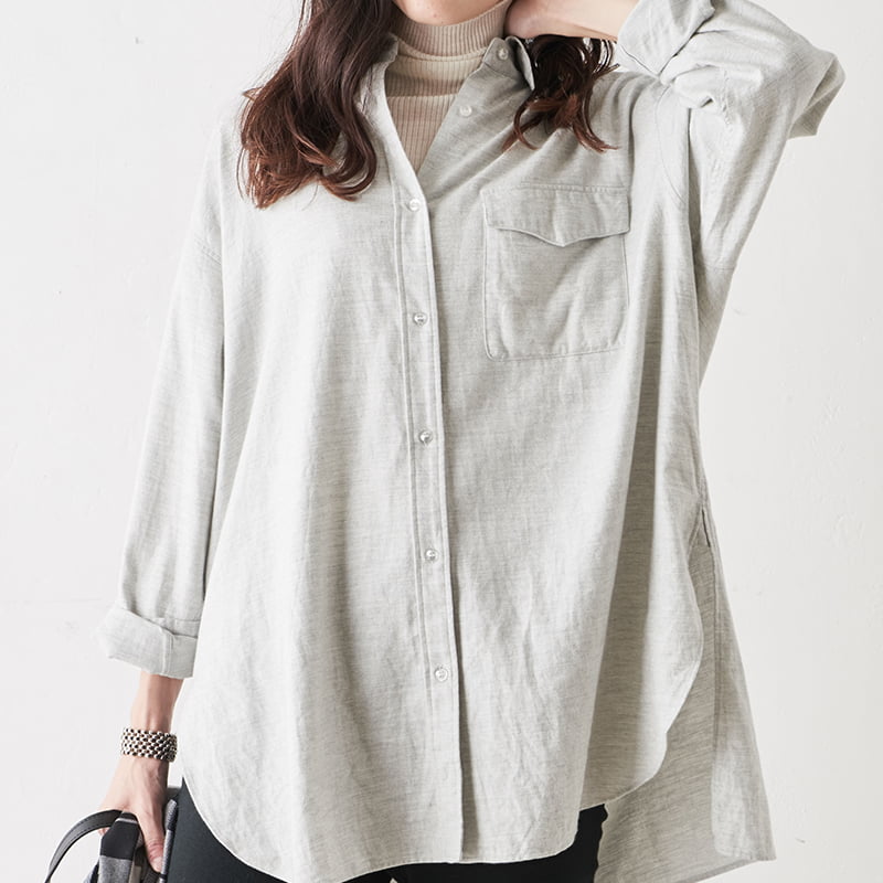 Domani × Whim Gazette シャツ　アイボリー