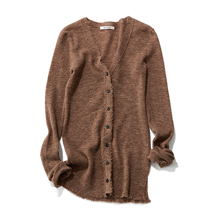 ニットカーディガン